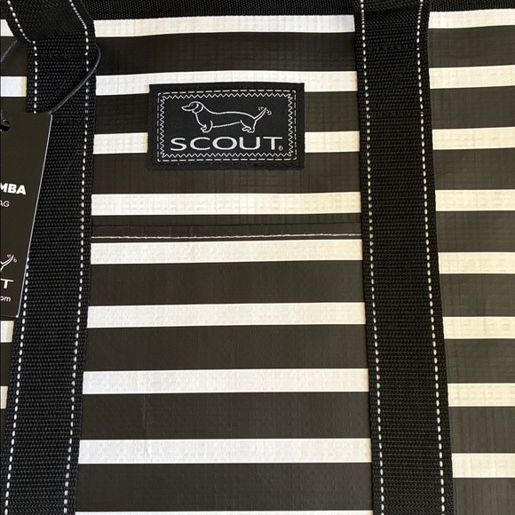Scout La Bumba Fleetwood Black Stripe Tote NWT - Picture 2 of 5